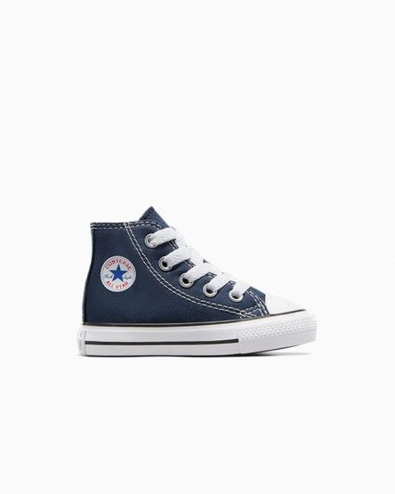 Boys' Converse Chuck Taylor All Star Classic High Top Shoes Navy | AU 938C5A